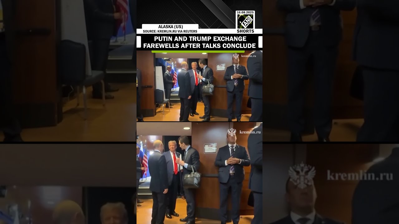 Putin And Trump Exchange Warm Farewells In Alaska After Concluding Their High Stakes Talks
