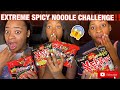EXTREMELY SPICY NOODLE CHALLENGE | ft. BESTFRIENDS