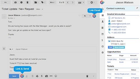 Corrensa - vTiger & GMail Integration (Linking Emails)