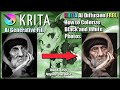 Krita ai how colorize black and white photos using the ai diffusion plugin