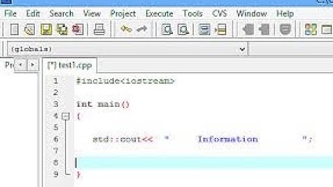 First C Program Using Dev C++