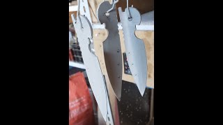 Coutellerie: protection des lames à la satanite / Knife Making: blade protect with satanite