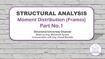 Moment Distribution Method Frames - Part 1