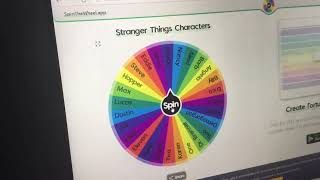 The wheel makes Stranger Things ships part 1. (Give me video idea’s in the comments) by Olivia The Pinky 402 views 1 year ago 19 seconds