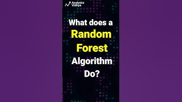 What does a Random Forest Algorithm do? | Random Forest explained | Must watch