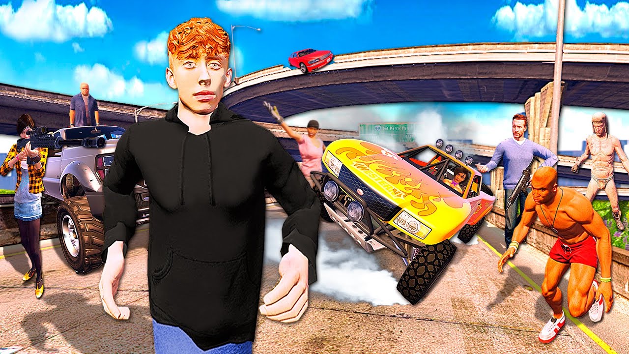 GTA 5 but EVERYONE HATES ME! (Mods)