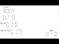 Matrix Row Transformations Quiz
