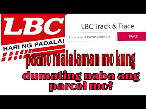 Video: Paano Malaman Kung Ang Parcel Ay Nakarating Sa Addressee