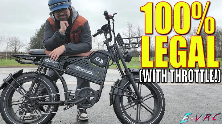 This FULLY Legal Hill Climbing Moped Ebike is GREAT! Evercross EK30 Pro