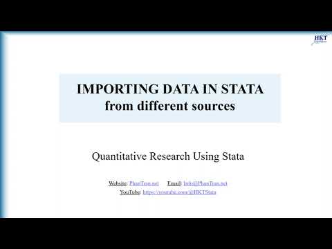 Importing data (excel,