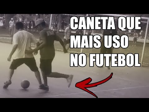 APRENDA A CANETA QUE MAIS USO NO FUTEBOL - DRIBLES RONALDINHO GAUCHO - FOOTZ