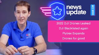 Drone News: 2022 DJI Drone outlook, DJI Blacklist, Flytrex Expansion, Drones for good