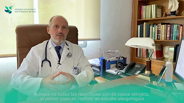 ¿Qué hará Urgencias ante una reacción alérgica?