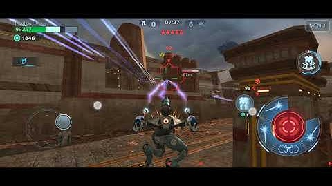 Hacker (Enemy 1) in Arena || War Robots || First Gladiator Challenge