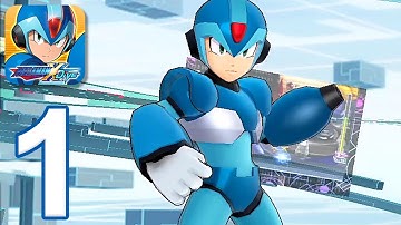 MEGA MAN X DiVE MOBILE - Gameplay Walkthrough Part 1 - Tutorial: Chapter 1 (iOS, Android)