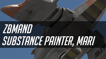 Substance painter with zbmand_#3_space ship