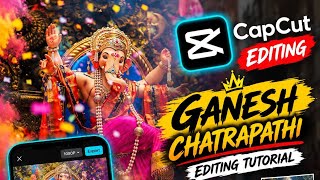 Ganesh Chaturthi Photo Editing in CapCut | Trending Edit screenshot 5