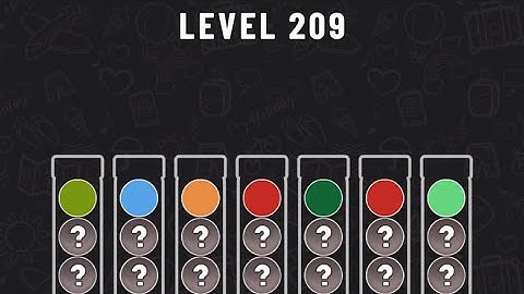 Ball Sort Puzzle Level 209 #ballsortpuzzle #ballsortpuzzlegameplay #puzzlegame #mobilegames