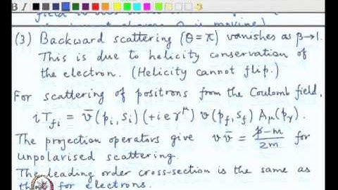 Mod-03 Lec-36 Mott cross-section, Compton scattering