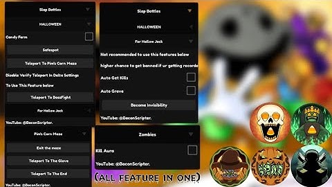 [🎃HALLOWEEN] Slap Battles Script - Candy Farm / Auto Grave / Kill Farm & More