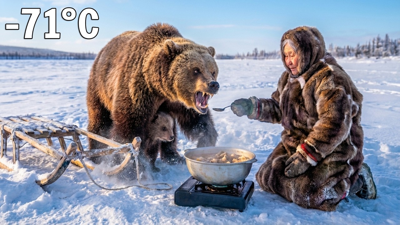 Старуха спасла медведицу и её медвежонка от... Неожиданная развязка | −71°C Якутия