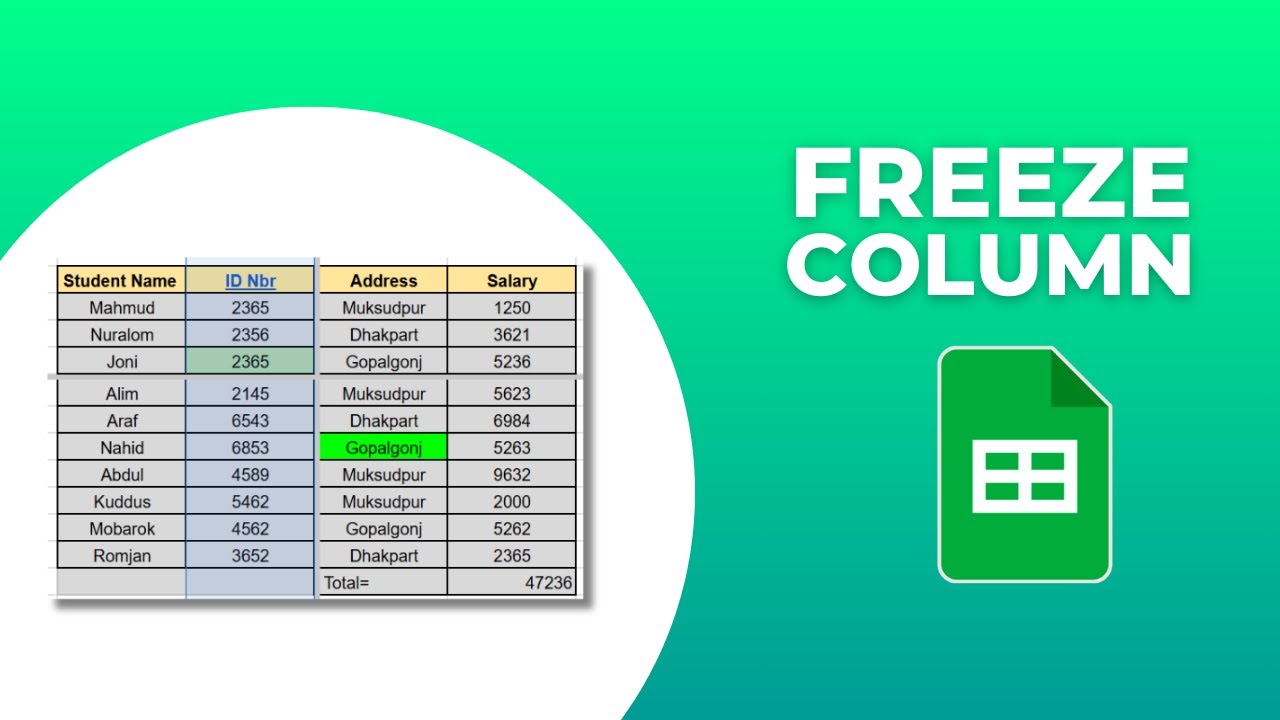 How To Freeze Column In Google Spreadsheet YouTube how-to-freeze-column-in-google-spreadsheet-youtube