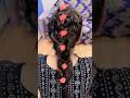 Beautiful hairstyle simple hairstyle tutorial 🥰#frenchhairstyle #hairhacks #hairstyle #simplehair