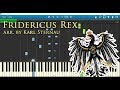 Fridericus Rex Grenadiermarsch (piano arr. by Karl Sternau) w/ sheet music