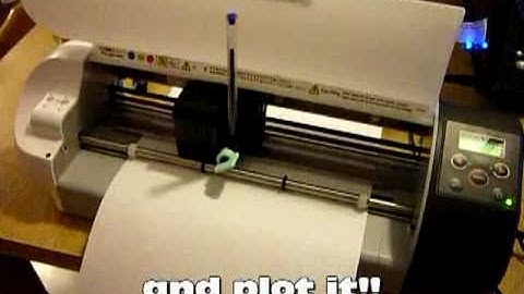 Craft robo CC330-20 Home made pen