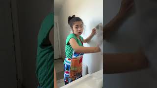 Having my special needs sister do her laundry 🧺 @AutismlifewithAshy #autism #autismawarness