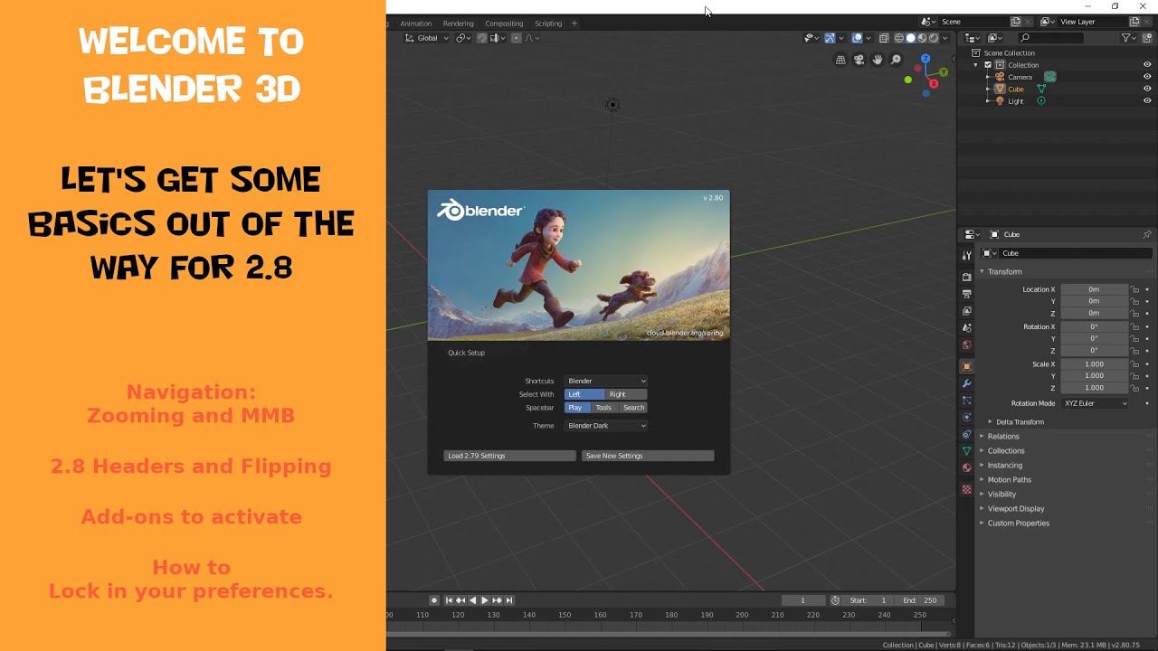 32 New Blender 3D Preferences - YouTube