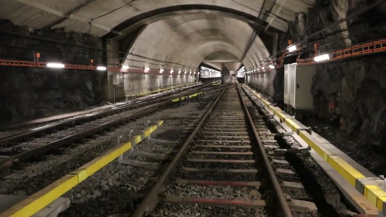 Exploration of the metro tunnel between Lindeberg - Trosterud 2024 (during opening hours) 60FPS