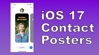 Contact Posters in iOS 17! What they are and how to use them
