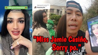 Green Man Humingi Na Ng Sorry Kay Jamie Casiño At Sa Mga Kaibigan Nito