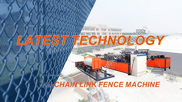 Automatic Diamond Mesh Chain Link Fence Machine--RKM Machinery