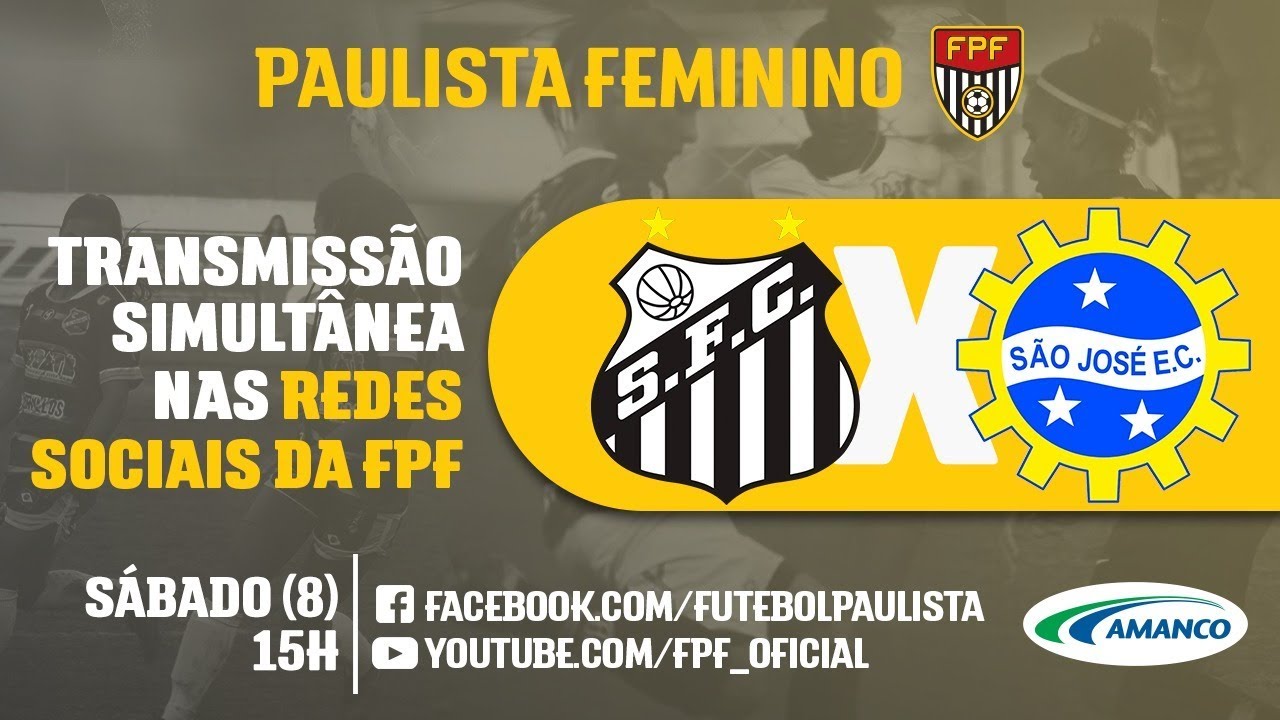 São José é superado pelo Santos na terceira rodada do Campeonato Paulista  Feminino - São José Esporte Clube