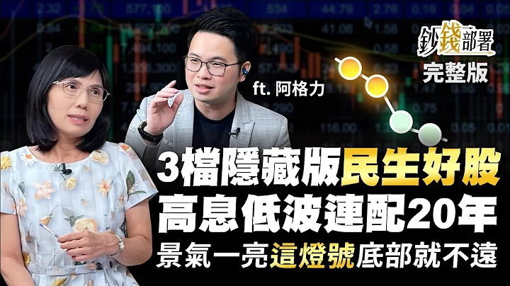 3档隐藏版民生好股 高息低波连配20年 景气一亮"这灯号"底部就不远!《钞钱部署》卢燕俐 ft.阿格力 20221006 - 天天要闻