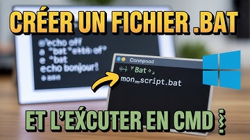 💻 Créer et exécuter un fichier BAT en ligne de commande ⚡ Astuce rapide !