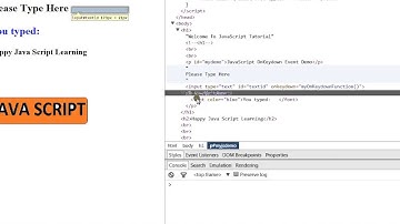 KEYDOWN EVENT IN JAVA SCRIPT DEMO