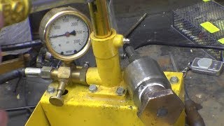 SNNC 268 P1  BSP Screw cutting  Hydraulic Testing