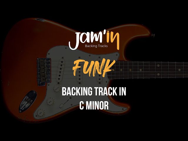 Funk Guitar Backing Track in C Minor class=