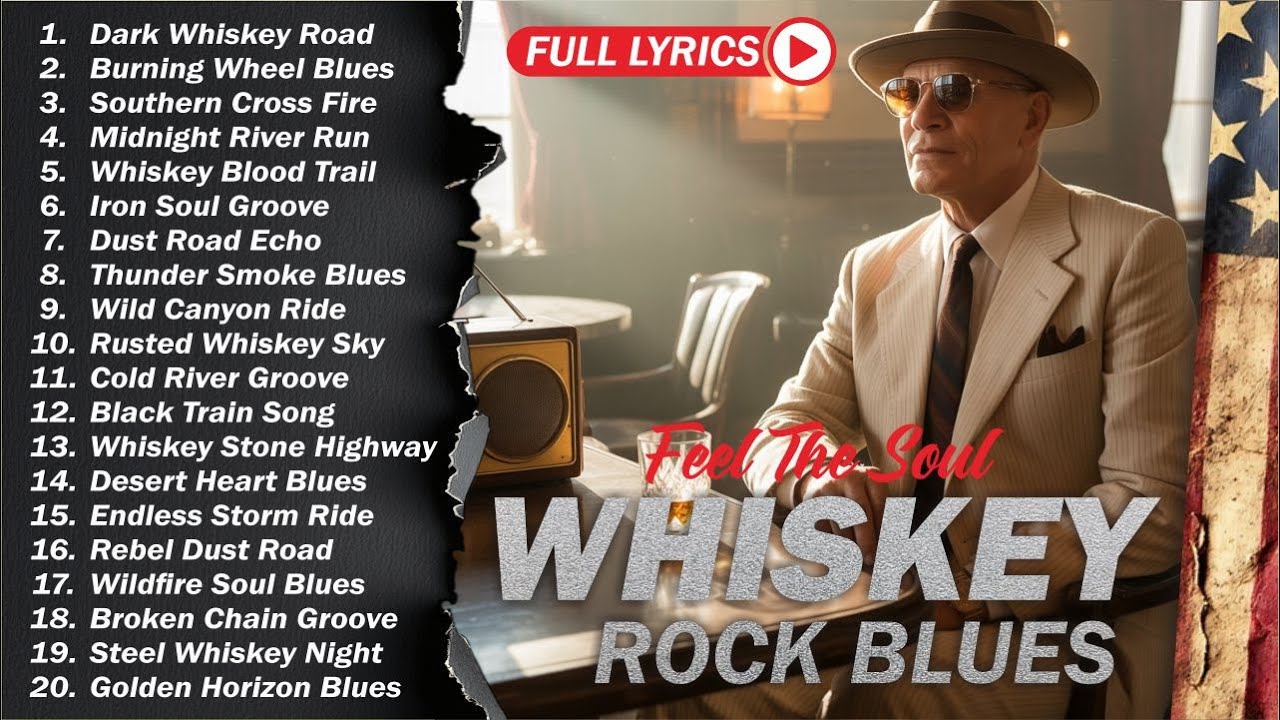 Whiskey Blues Music - THE BEST OF WHISKEY BLUES - Best Blues Songs Of All Time Relaxing Blues #rock