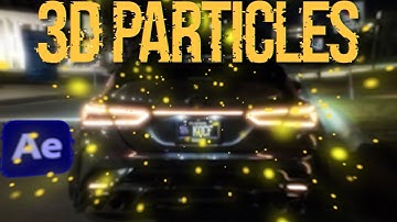 Smooth 3D Particles Effect in After Effects