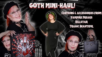 🖤 goth mini haul time!  Vampire Freaks, Killstar & Tragic Beautiful 🖤 SO many SPIKES!!!