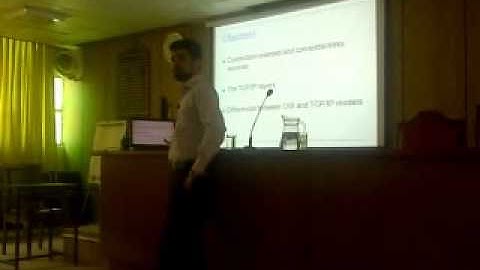 Lecture on TCP/IP , EE Department, Punjab University [Glimpse]