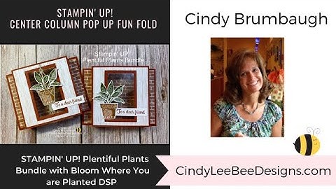 Center Column Pop Up Fun Fold