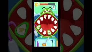 Médico Infantil: Dentista - Jogo para crianças, joguinho divertido, Leão e o Jacaré vão ao dentista. screenshot 4