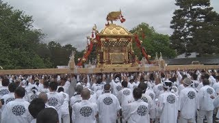 京都御苑でみこし巡行 上・下御霊神社の神幸祭