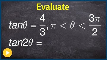 Evaluate the double angle of tangent using a triangle