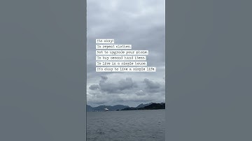 Embracing simplicity can help you clarify your values and focus on what brings you fulfillment. #yt